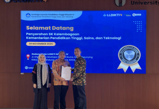 UNPAS Terima SK Pendirian Prodi Bisnis Digital dari Dikti